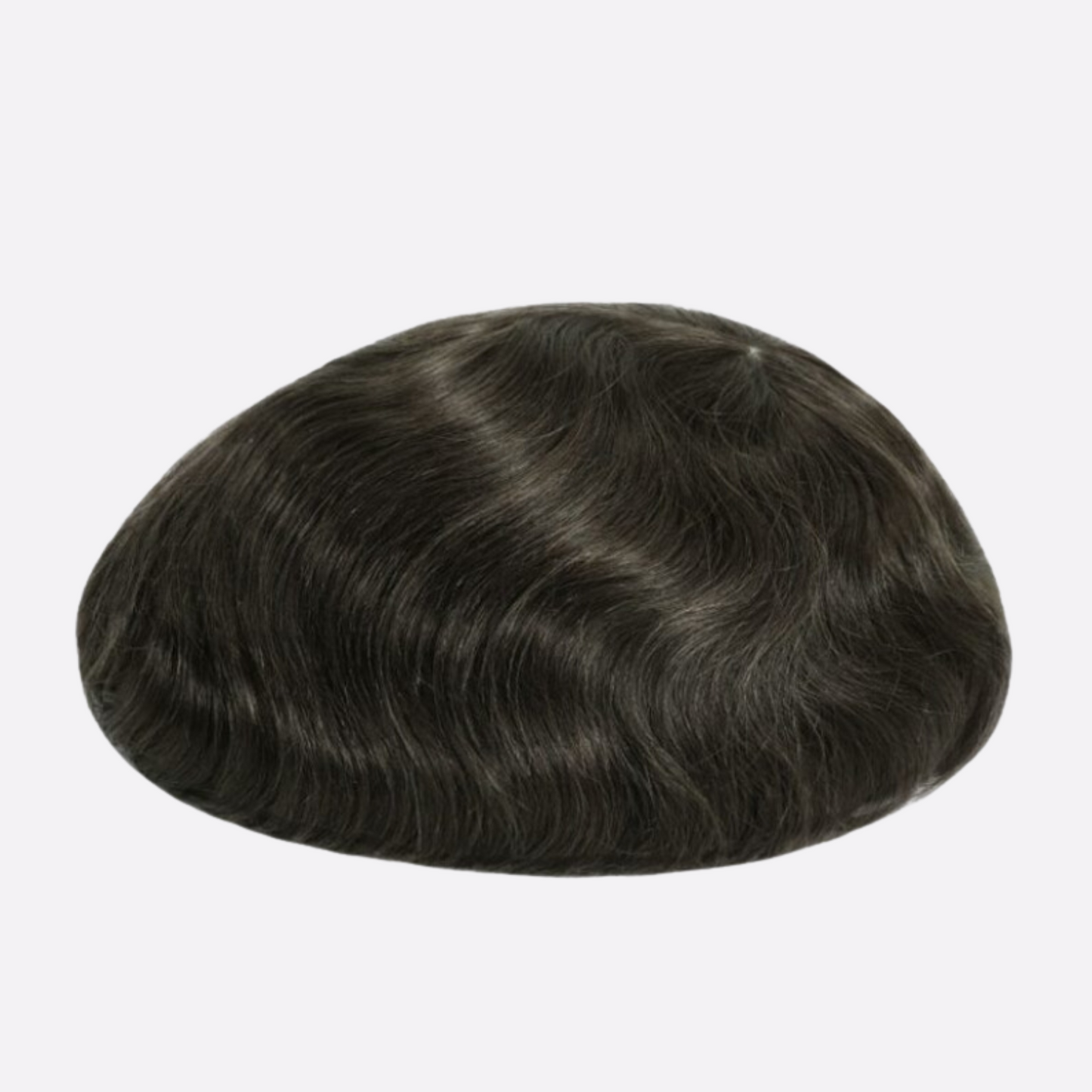 HR-HW Undetectable Lace Hair System – French Lace Middle, PU Perimeter | Ideal for Hot & Humid Weather | Single-Split Knots | Indian Human Hair | Non-Surgical Hair Replacement | Freestyle Natural Look