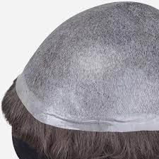 HR3 Ultra-Thin Skin Hair System for Men – 0.03 mm Thin PU Base | All-Over V-Loop Ventilation | Soft & Lightweight | Indian Human Hair | Non-Surgical Hair Replacement | Freestyle Natural Look