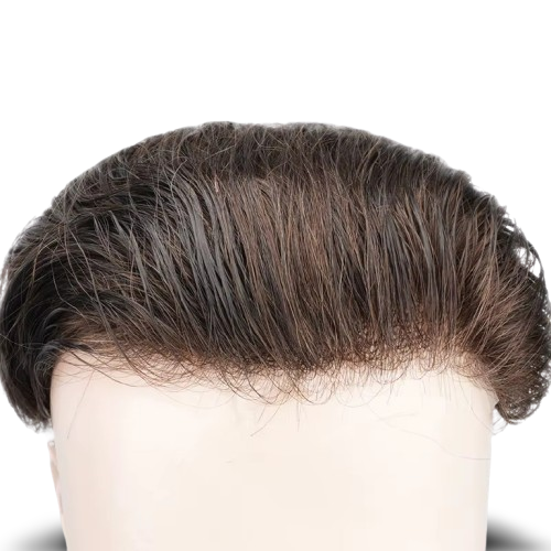 HR3 Ultra-Thin Skin Hair System for Men – 0.03 mm Thin PU Base | All-Over V-Loop Ventilation | Soft & Lightweight | Indian Human Hair | Non-Surgical Hair Replacement | Freestyle Natural Look