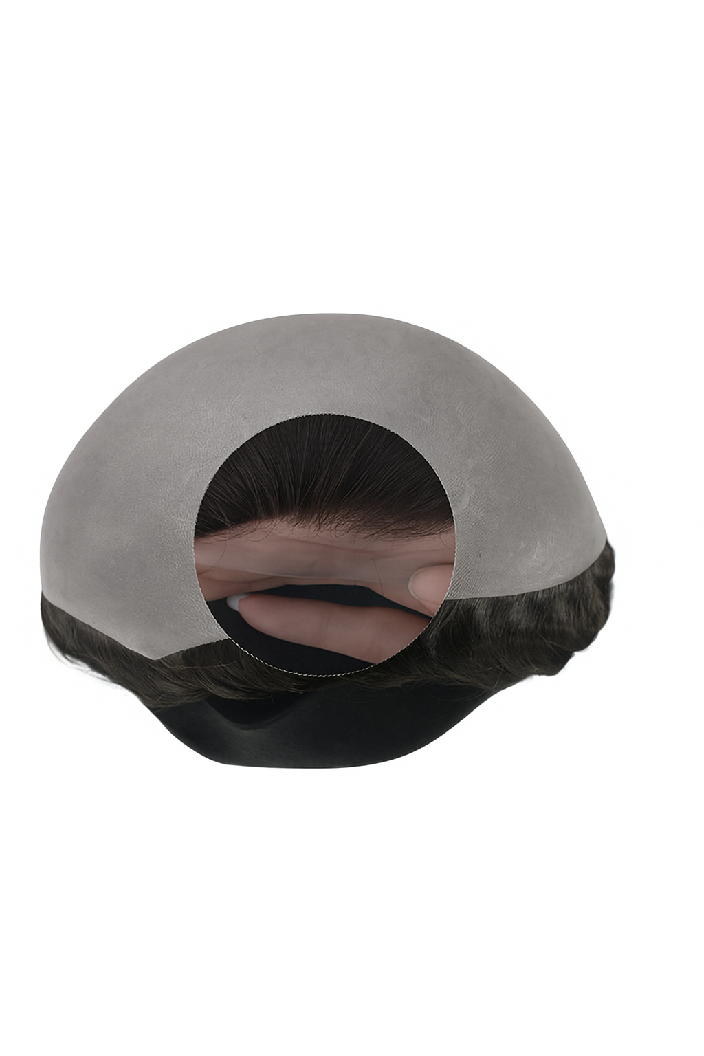 HR3 Ultra-Thin Skin Hair System for Men – 0.03 mm Thin PU Base | All-Over V-Loop Ventilation | Soft & Lightweight | Indian Human Hair | Non-Surgical Hair Replacement | Freestyle Natural Look