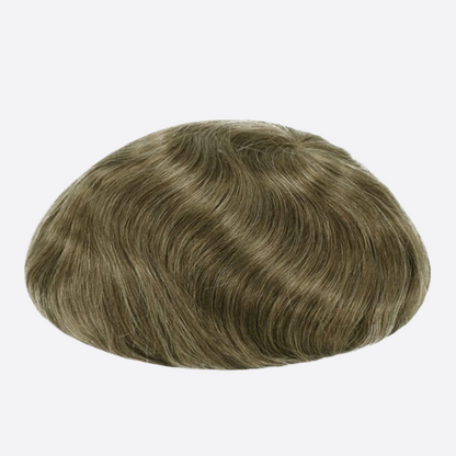 HR4 Skin Hair System for Men – 0.06mm PU Base | All-Over V-Loop Ventilation | Soft & Lightweight | Indian Human Hair | Non-Surgical Hair Replacement | Freestyle Natural Look