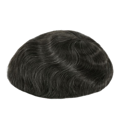 HR4 Skin Hair System for Men – 0.06mm PU Base | All-Over V-Loop Ventilation | Soft & Lightweight | Indian Human Hair | Non-Surgical Hair Replacement | Freestyle Natural Look