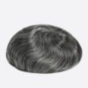HR1 Skin Hair System for Men – 0.08mm PU Base | V-Loop Invisible Hairline + Single-Split Knots | Freestyle Natural Look | Indian Human Hair  | Lightweight | Non-Surgical Hair Replacement