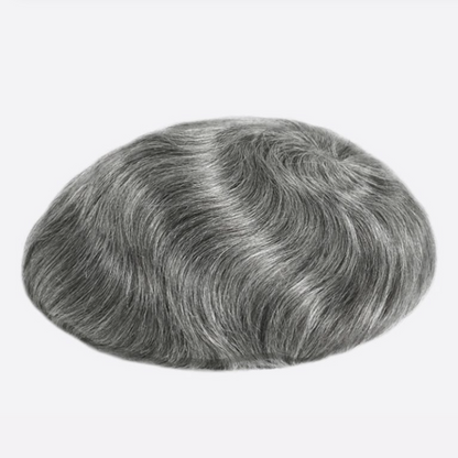 HR-SW2 Premium Swiss Lace Toupee for Men – Lightweight | Breathable | Indian Human Hair | Single Split Knots | Ideal for Sensitive Scalp & Sweaty Conditions | Non-Surgical Hair Replacement