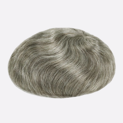 HR4 Skin Hair System for Men – 0.06mm PU Base | All-Over V-Loop Ventilation | Soft & Lightweight | Indian Human Hair | Non-Surgical Hair Replacement | Freestyle Natural Look