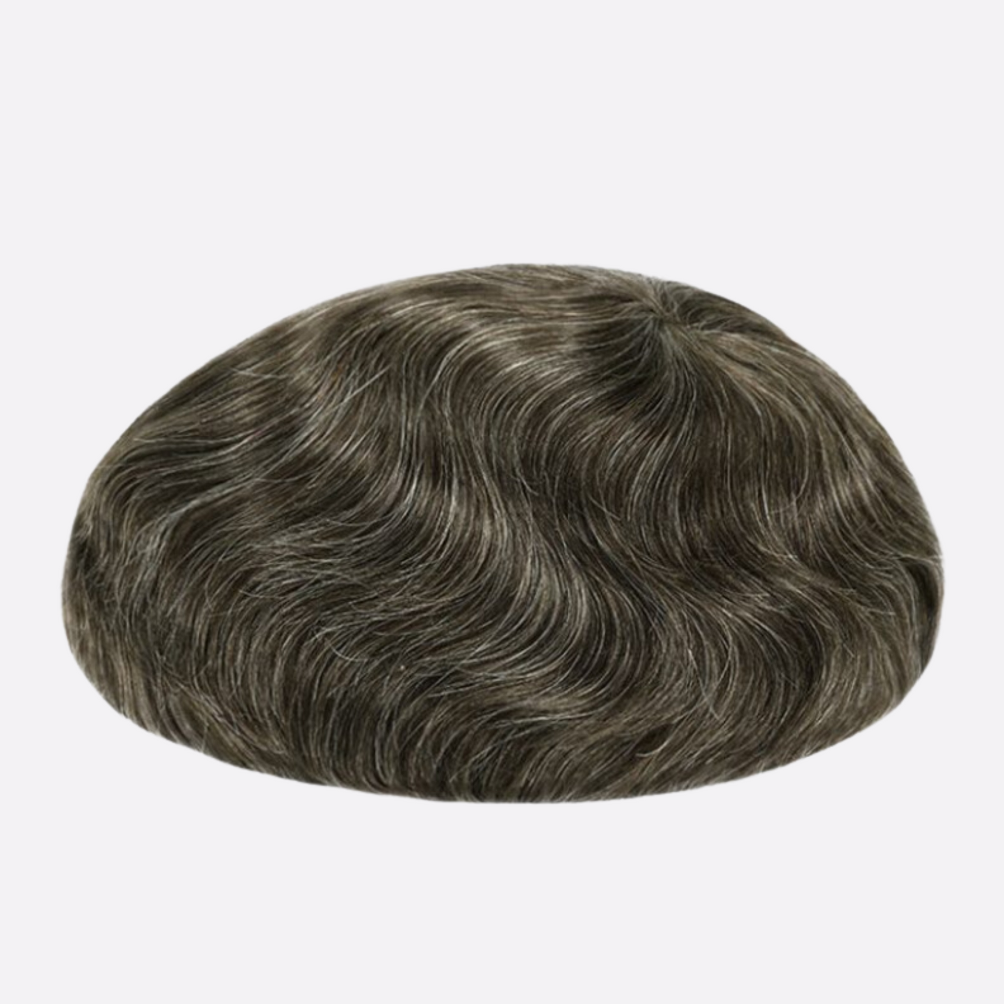 HR-HW Undetectable Lace Hair System – French Lace Middle, PU Perimeter | Ideal for Hot & Humid Weather | Single-Split Knots | Indian Human Hair | Non-Surgical Hair Replacement | Freestyle Natural Look