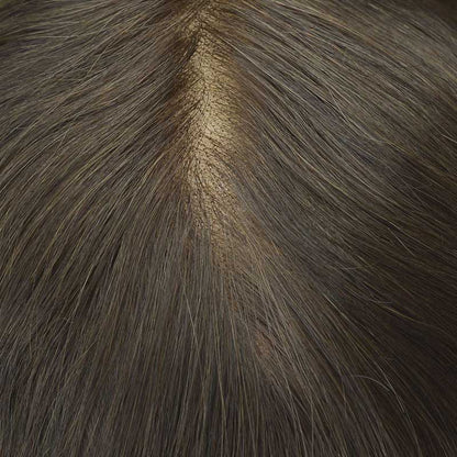 HR-SW2 Premium Swiss Lace Toupee for Men – Lightweight | Breathable | Indian Human Hair | Single Split Knots | Ideal for Sensitive Scalp & Sweaty Conditions | Non-Surgical Hair Replacement