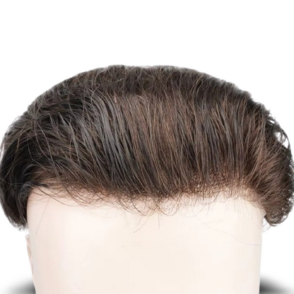 HR3 Ultra-Thin Skin Hair System for Men – 0.03 mm Thin PU Base | All-Over V-Loop Ventilation | Soft & Lightweight | Indian Human Hair | Non-Surgical Hair Replacement | Freestyle Natural Look