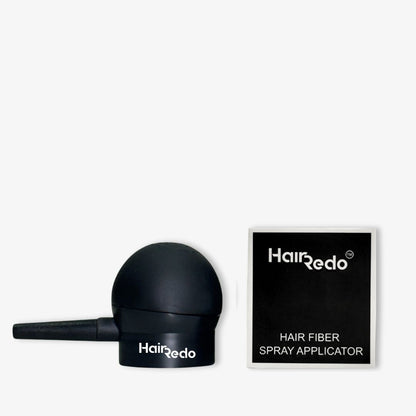 Hairedo Hair Fiber Spray Applicator Pump | Fits 4.5g & 11.5g Bottles | Easy to Use & Long-Lasting | Smart Nozzle for Even Fiber Spread | Easy-Grip Design for Controlled Styling